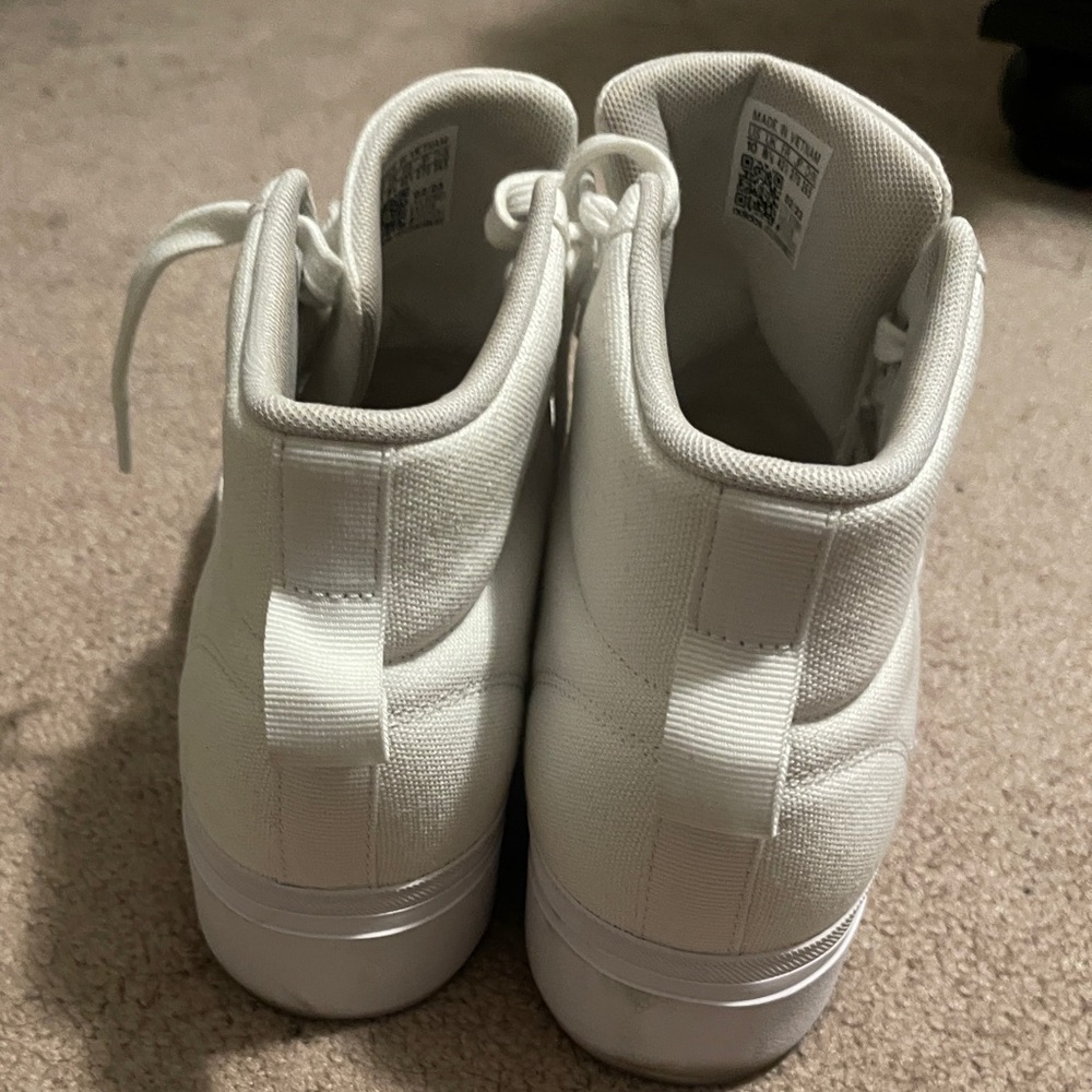 Adidas Bravada 2.0 Sneakers Size 10 White Platform Mid Shoes - Picture 9 of 9